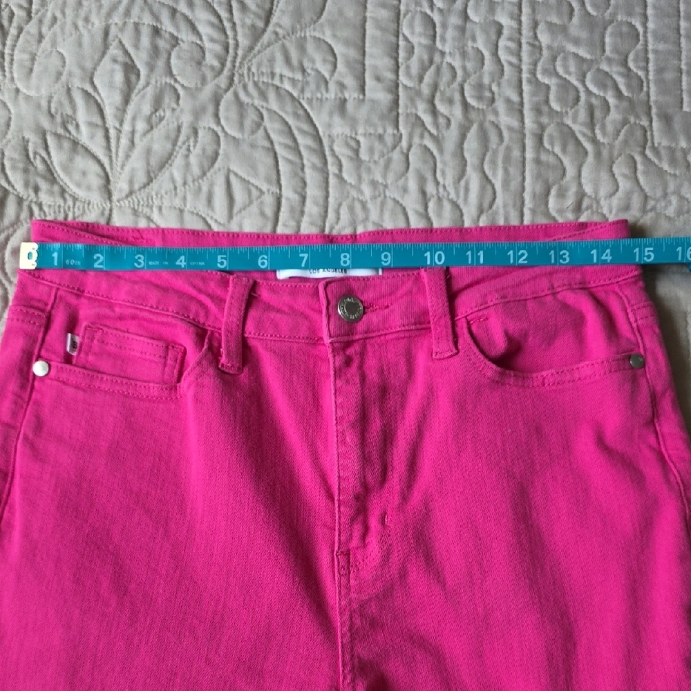 Judy Blue Hot Pink Skinny Jeans - Picture 8 of 10